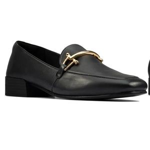 NEW Clarks Pure Block Loafer size 7.5 BLACK